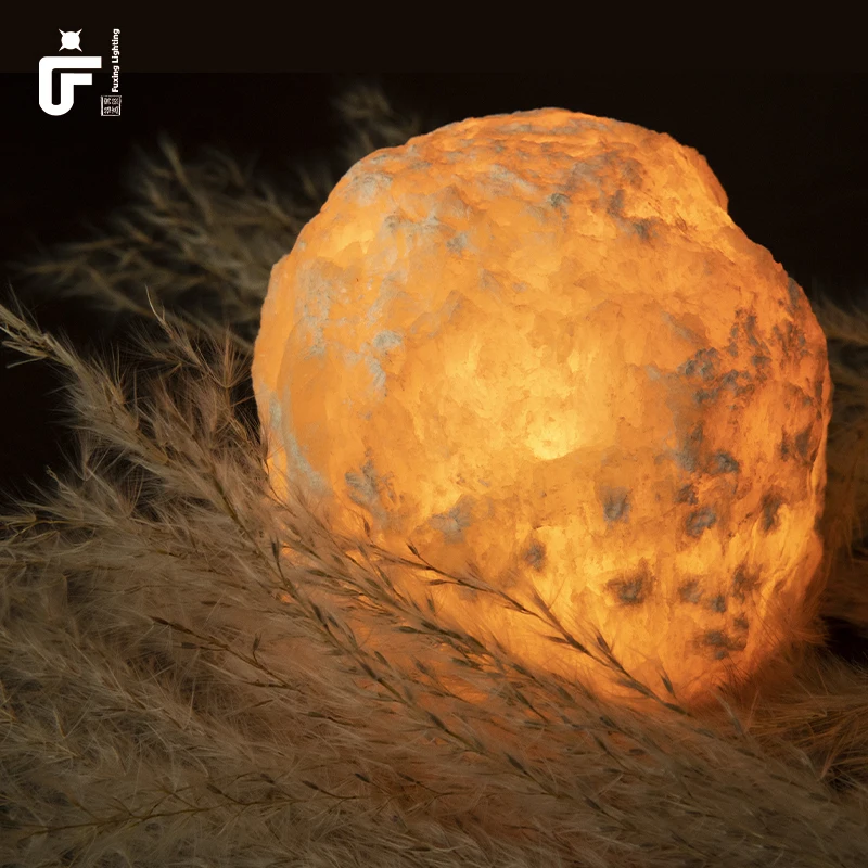 Customizable 3000k Salt Lamp Himalayan Battery Powered Wireless Led Night Light