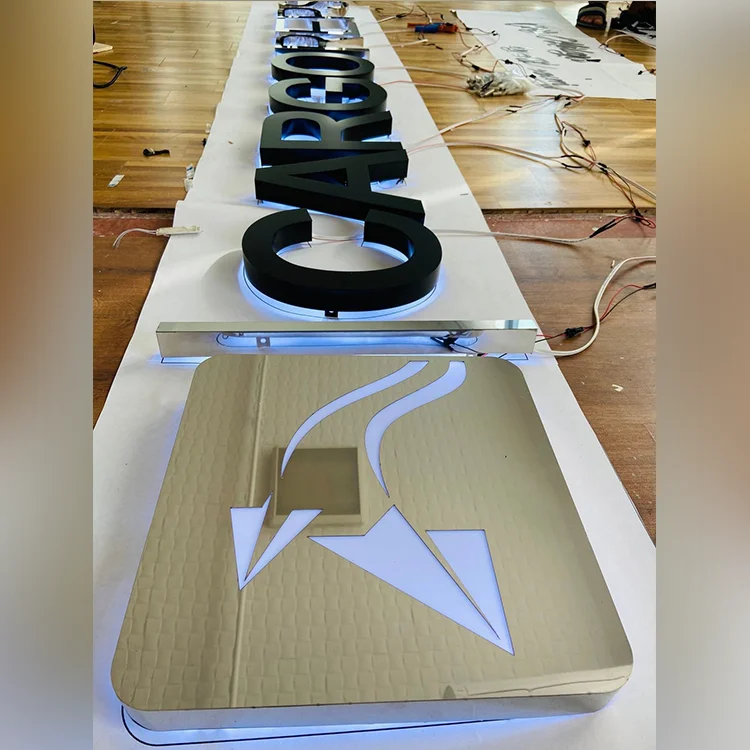 Stainless steel letters