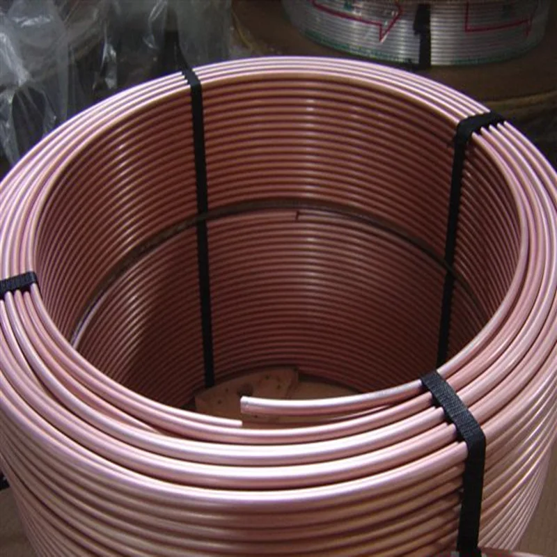 Copper tube manufacturers supply thick wall brass copper pipe 516 H65 precision pancake copper tubes spot