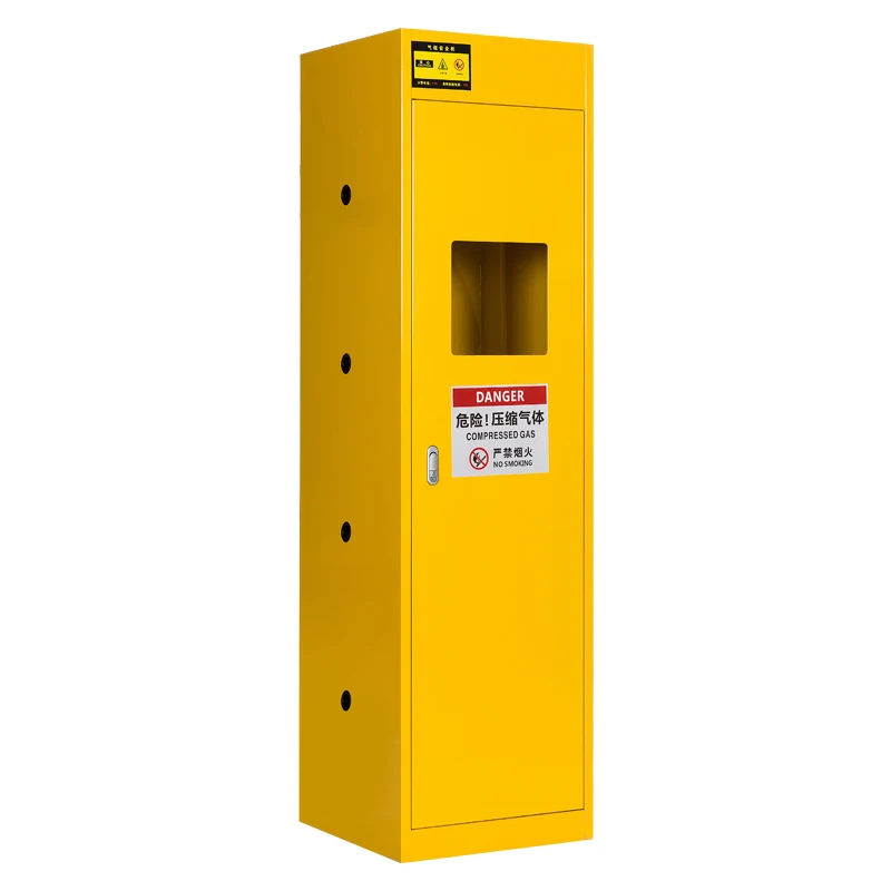 Laboratory Furniture Flammable Storage Safety Cabinet Metal Material Gas Cylinder Cabinet