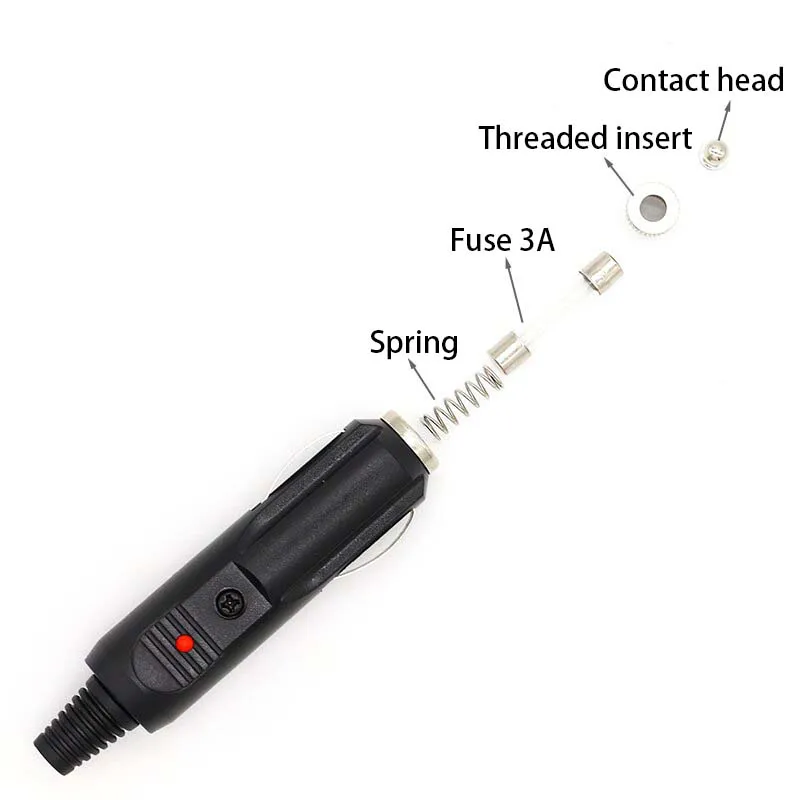 Car Charger 2-Socket Cigarette Lighter Splitter Adapter 145W Dual USB C 12V/24V 45W PD Fast Charging LED Voltage Display