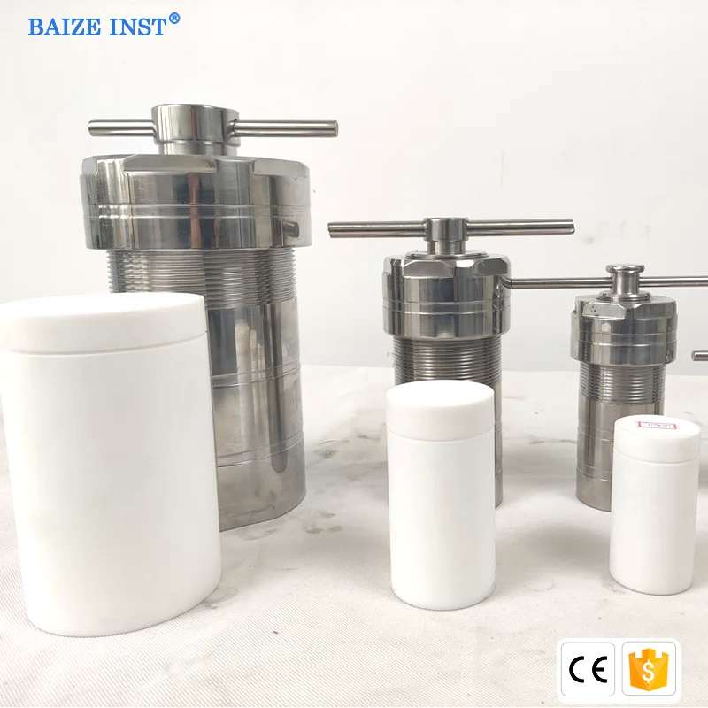 PTEF high pressure stainless steel 250 ml hydrothermal synthesis reactor
