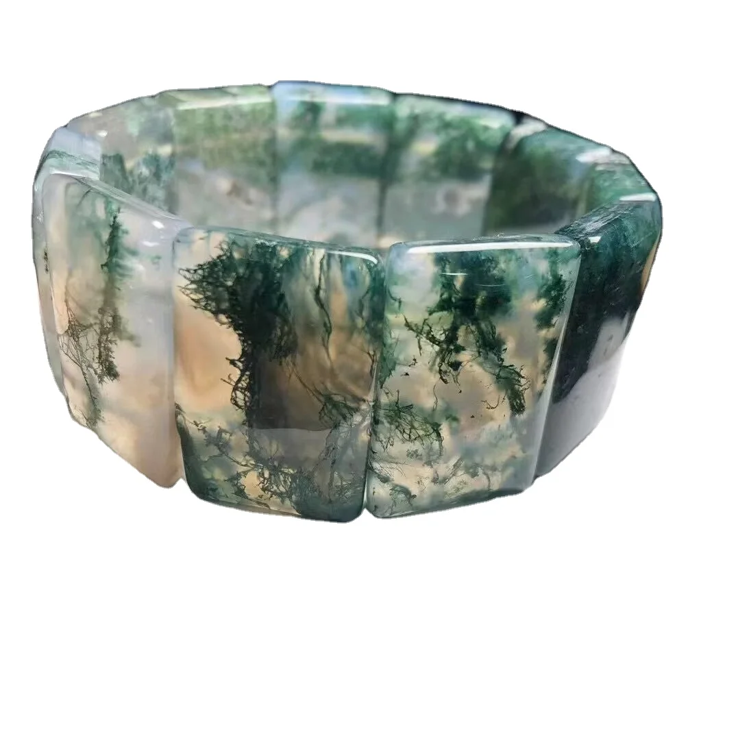 natural high quality Aquatic agate bracelet for selling