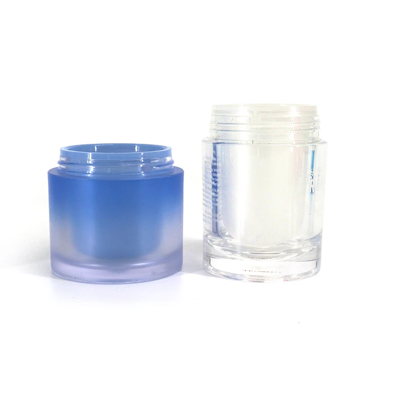 Wholesale Plastic Cylinder Round Colorful Facial Cream Container 3g 5g 10g 15g 20g 30g 50g Acrylic Cosmetic Cream Jar