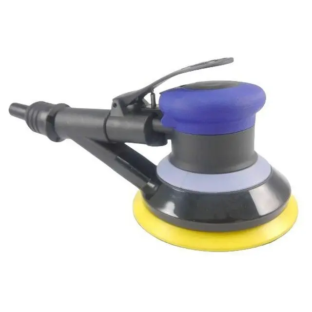 Self-Generated-Vacuum 12000Rpm 5 Inch Air Pneumatic Random Orbital Sander With Bottom Dust Cover