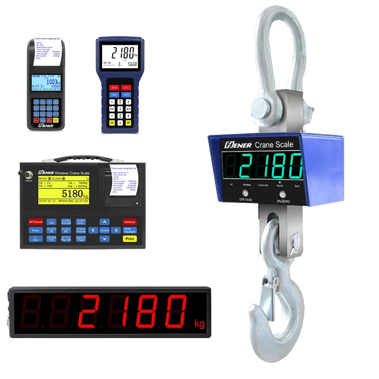 Industrial Usage 10000 kg 10 ton 10 t Electronic Hanging Crane Weighing Scale