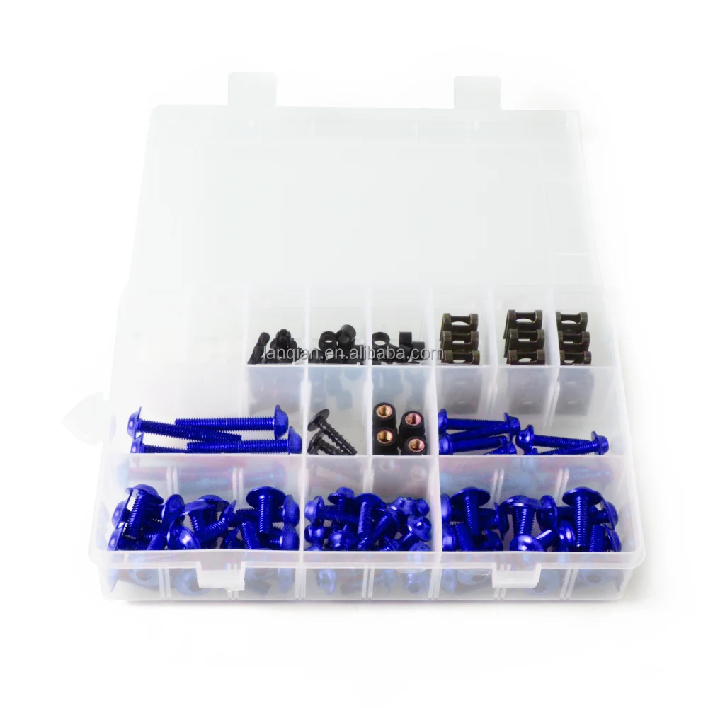 Motorcycle Accessories For Kawasaki KX 500 1997-2003 2002 2001 2000 KX500 Bodywork Fasteners Bolts Nuts Body Fairing Screws