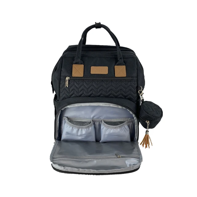 Оптовая Продажа Портативный 3 в 1 пользовательские печатные Расширяемый Рюкзак Детские сумки для подгузников с столик для пеленания