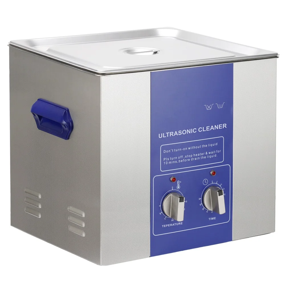 Widely popular glasses lens jewelry ultrasonic cleaning machine 15l 360W commercial ultrasonic cleaner