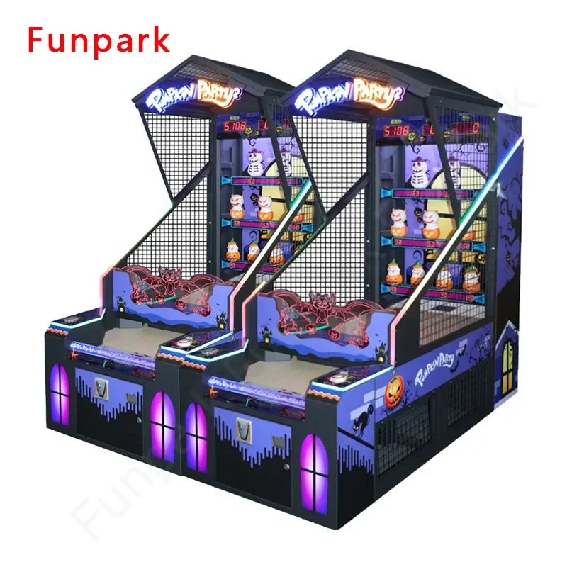 Factory Direct Sale Coin Operated Games Throw Balls Ticket Redemption Pumpkin Party 2 Redemption Game Machine