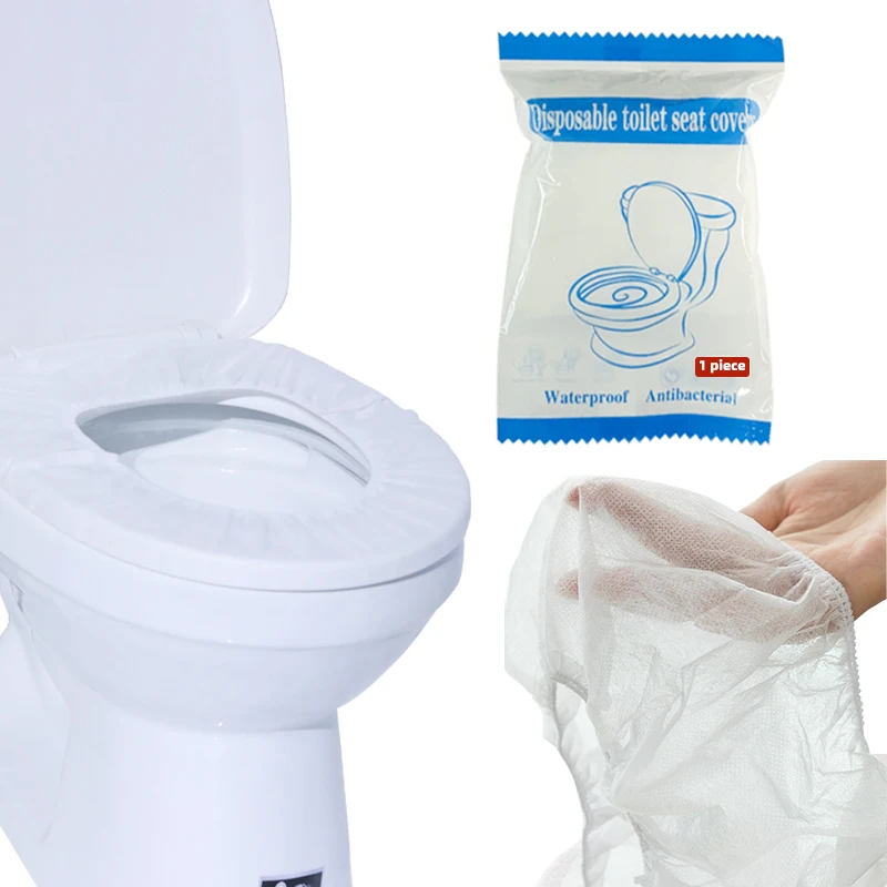 Environmental Friendly Sanitary Foldable Custom Printed Non Woven Fabric Disposable Toilet Seat Cover