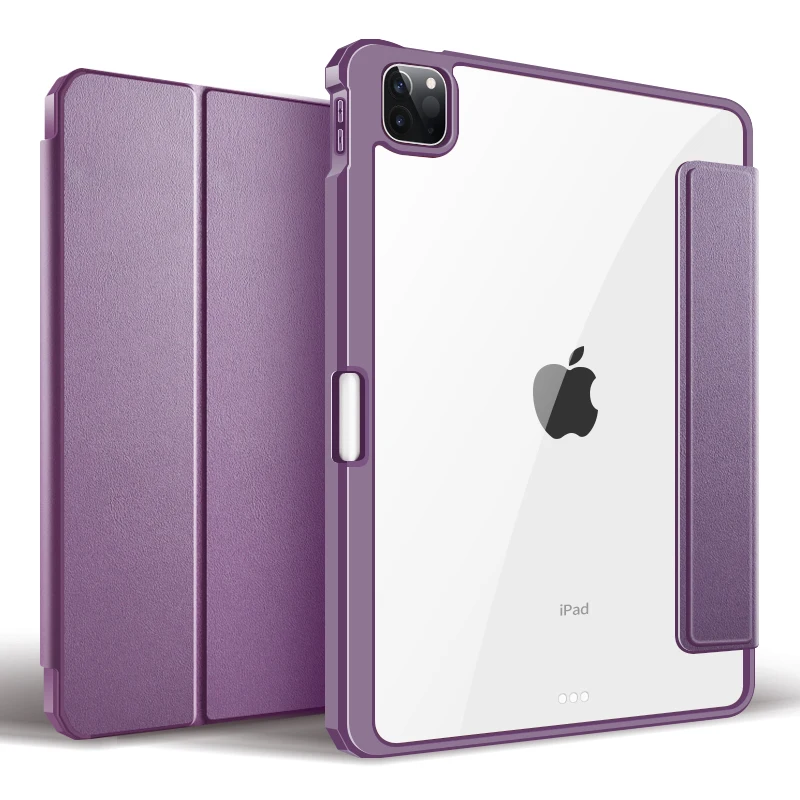 Smart Case For iPad Pro 11 2021 Tablet Case PC+TPU Cover For iPad Pro 3 11 Inch With Pencil Holder
