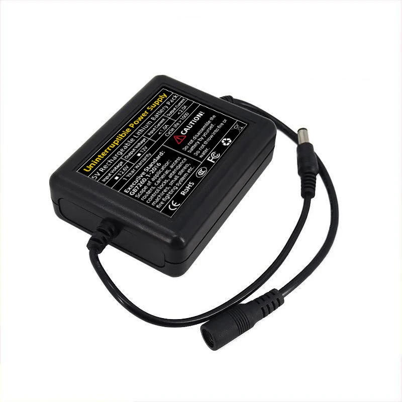 SJY DC 12v 1A/2A Mini Ups для Wi-Fi маршрутизатора литиевые элементы 3000mah резервный источник питания Dc выход