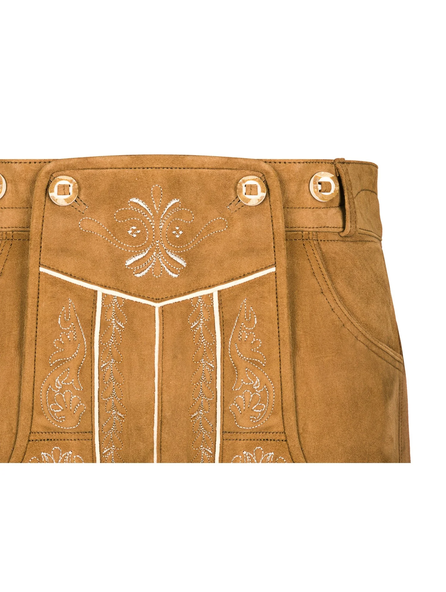 Authentic Lederhosen Bavarian Mens Attire Brown Lederhosen Goat Leather Men Embroidered Custom Made Designs Leather Shorts