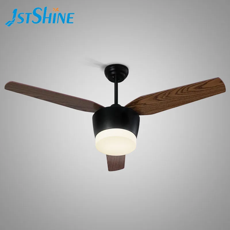 1stshine new design modern wood 220 volt or 110 volt 5 speed remote control ceiling fan