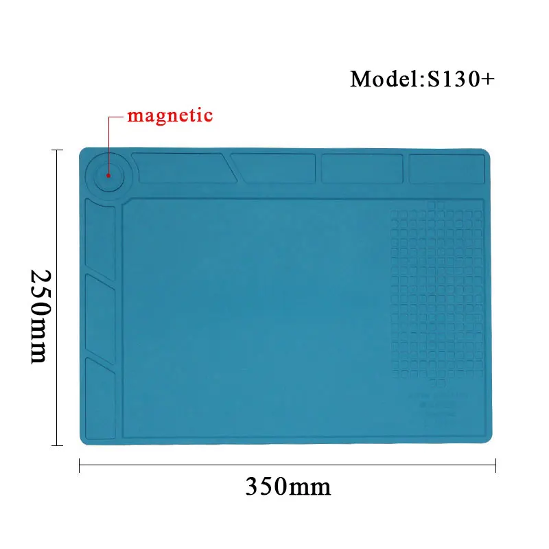 welding repair silicone pad Heat Insulation Silicone Pad Phone Computer Repair Hot Air Gun Station Mat BGA Soldering Repair Tool