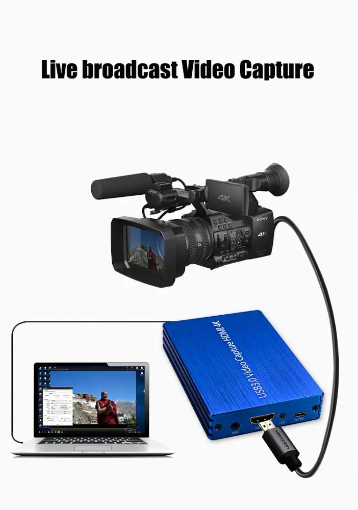 4K HDMI телефон игра захвата карты микрофон видео запись коробка длявидеокамера Twitch Hitbox Youtube прямая передача
