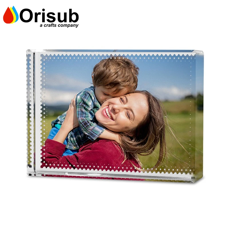 Blank Sublimation Crystal photo panel With Custom Design