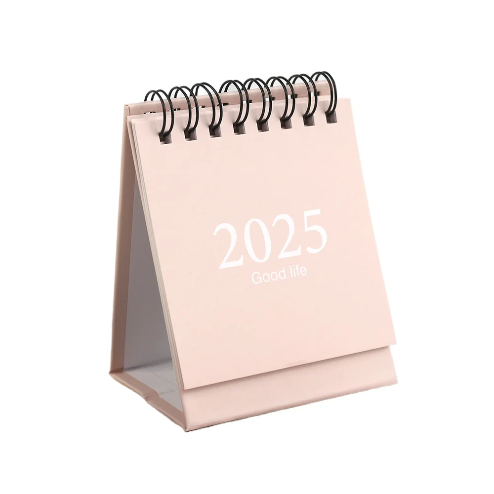 Wholesale Full Color Custom Design Calendar 2025 New Yearly Monthly Desk Wall Calendar Printing Logo Style Calendar