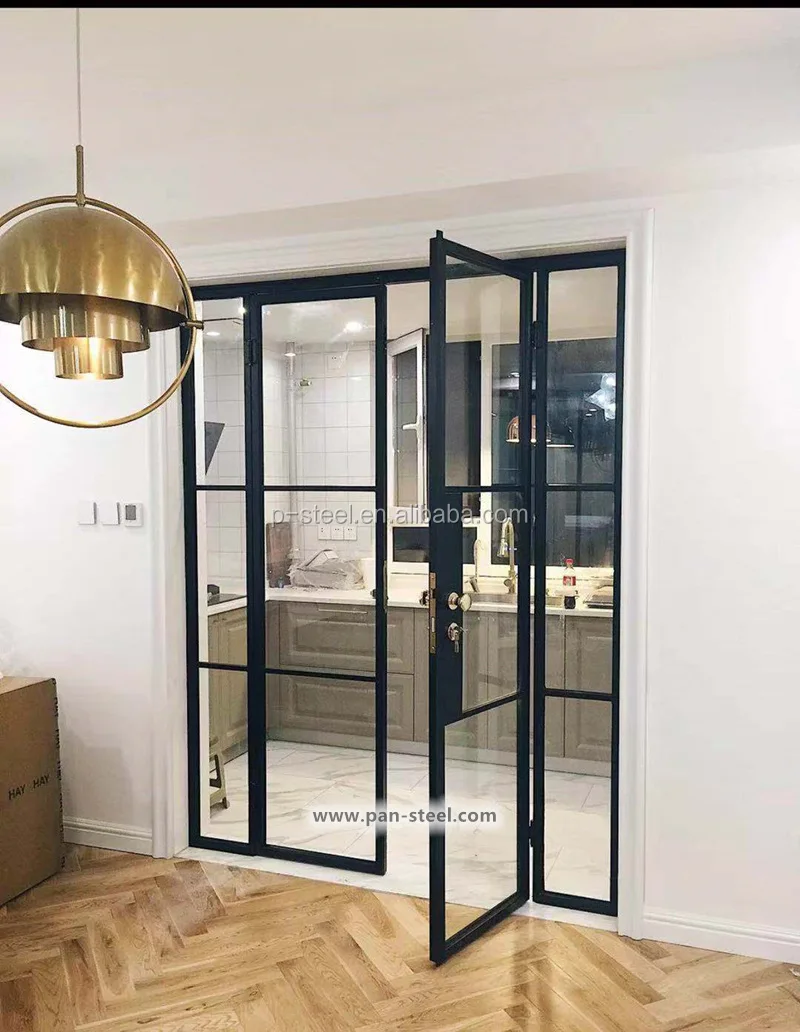 Australia 1288 Certificate Chinese supplier of arch shaped fluted glass steel windows and doors for residential project
