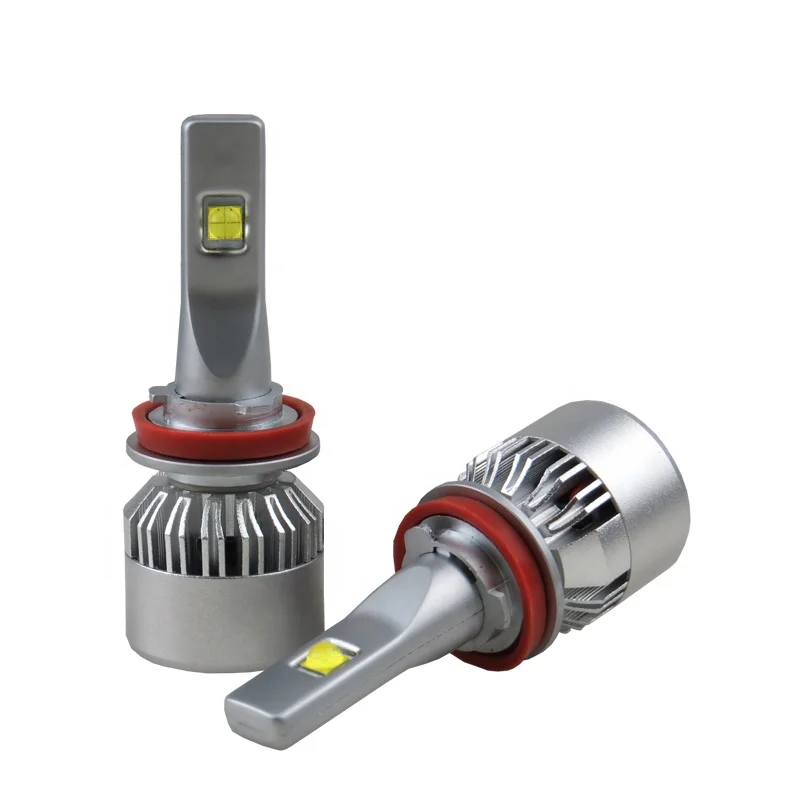 MACAR  Canbus Driver Xhp50 6000LM  Cooling Fan Car Bulbs h11 H7 H4 9005 9006  LED Headlight