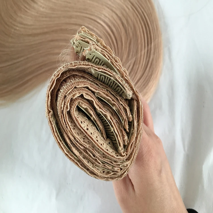 
Cheap Wholesale First Lady Blond Hair Extensions Bundles Indian Human Hair Clip In Extensions For OEM & ODM Service 