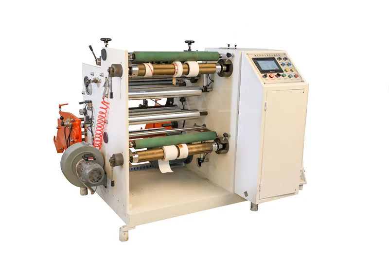 
HJFQ--900A seperate unwind frame jumbol roll foam tape bopp film roll slitter rewinder for sale 