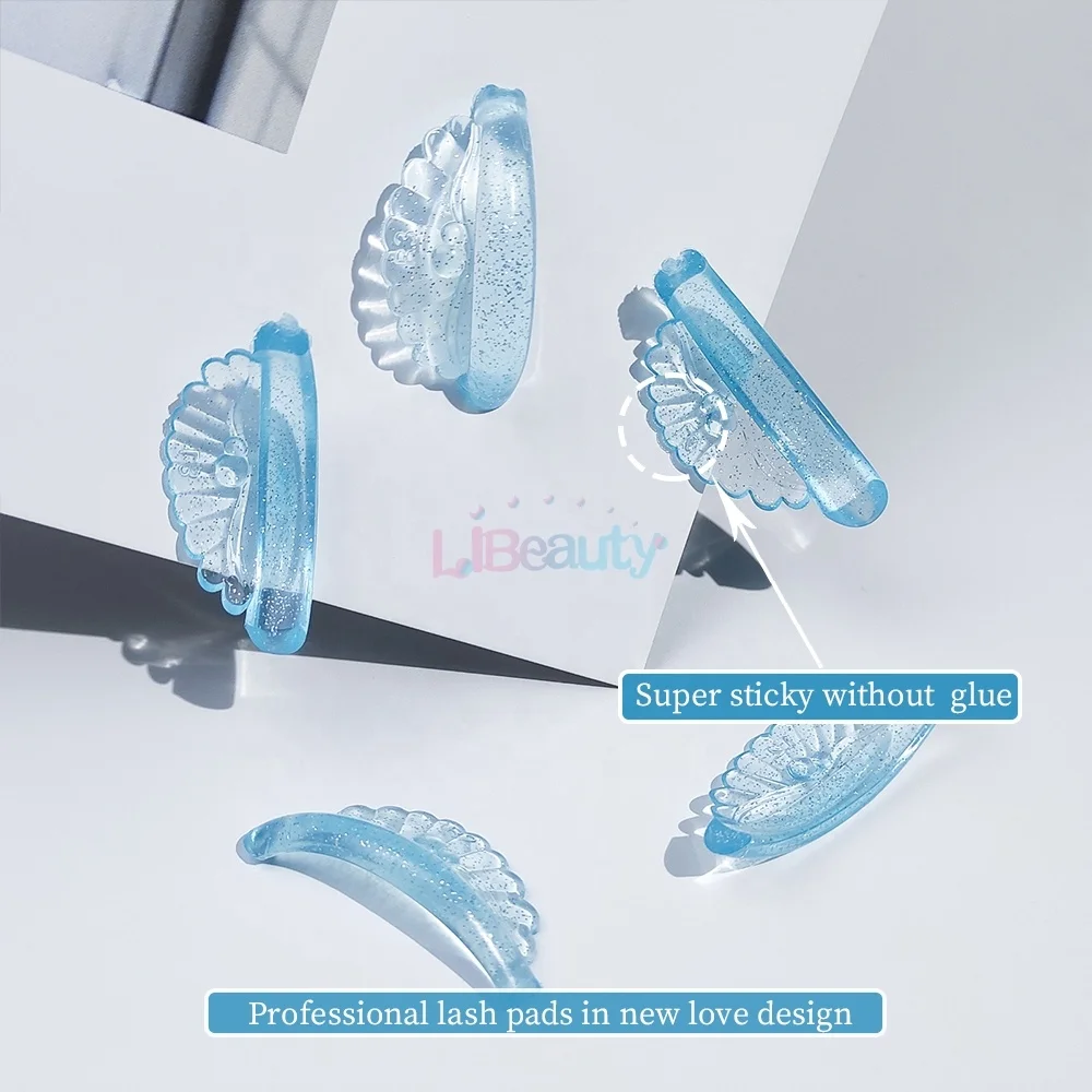 Libeauty Eyelash Lift Roller Self sticky Glueless Lash lift shields Silicone Lash Lamination Rod No Glue lash lift shields
