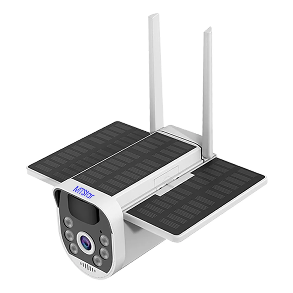 MTSTAR Маленькая солнечная батарея цилиндрическая камера 1080p 2W Складная мини-камера
