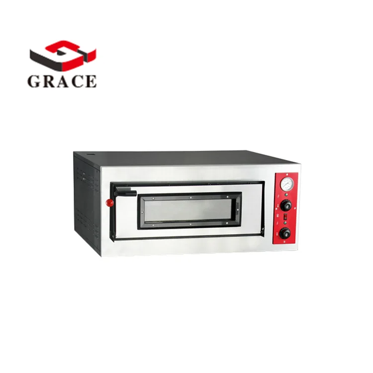 Baking Equipment 12 Inch Counter Top Electric Pizza Oven Single Deck Commercial