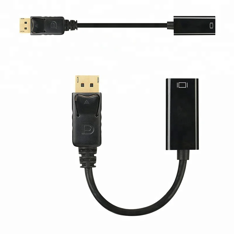 Adaptador Kabel Converter DP Displayport Display Port Male To HDMI Female HDTV Video Cable Adaptador Adapter Converter 1080P