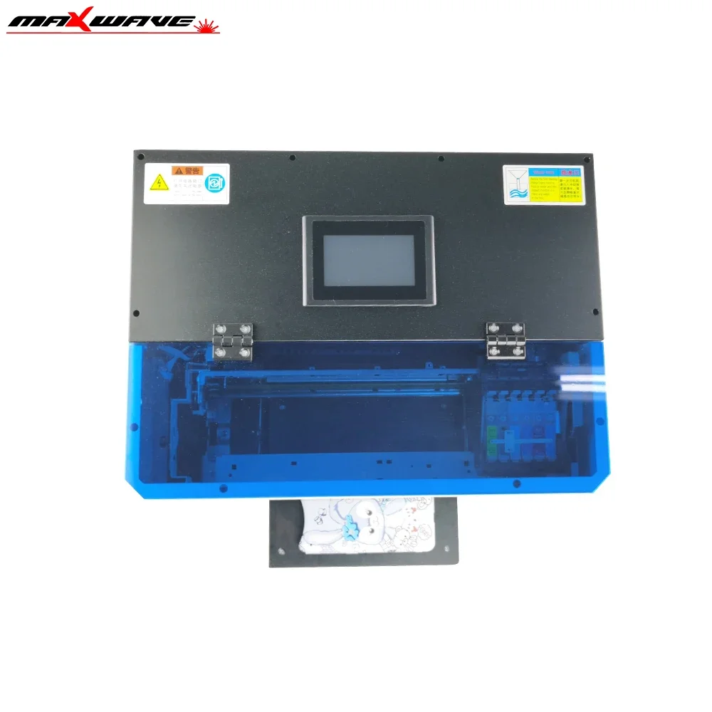 Digital 6 Color Mini Size A5 L800 Direct DIY Id Card CD PVC Glass Leather Metal Wood Phone Case Led Ink UV Flatbed Dtf Printer