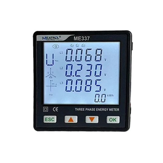 Rogowski Modbus RS485 Single Three phases Solar Panel Analyzer Meter Tester PV System Power Analyzer