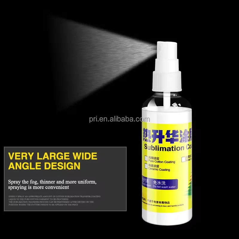 100ml  High Quality Polygloss Sublimation Coating For Ceramic formula Sublimation Spray Coating Liquid