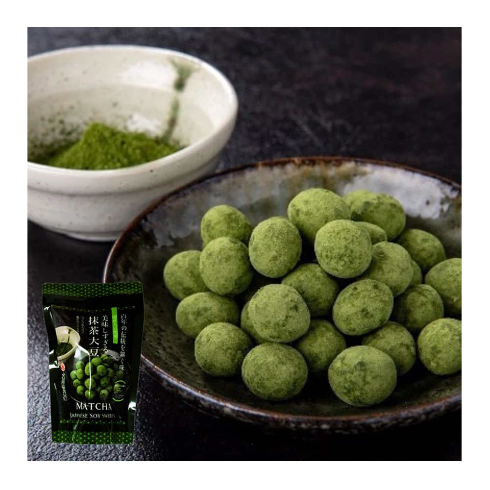 Delicious Matcha / Choco Soy Beans Buy Kids Healthy Snacks From Japan