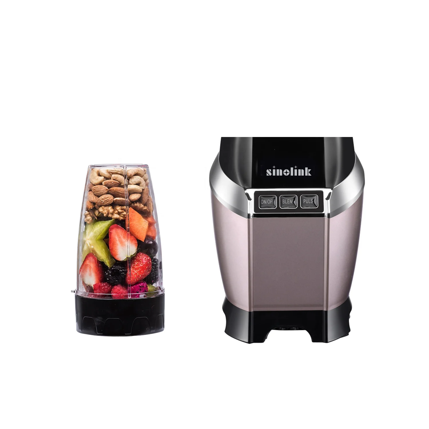 Electric 1000watt BPA free Touchpad Food Processor Blender Mixer