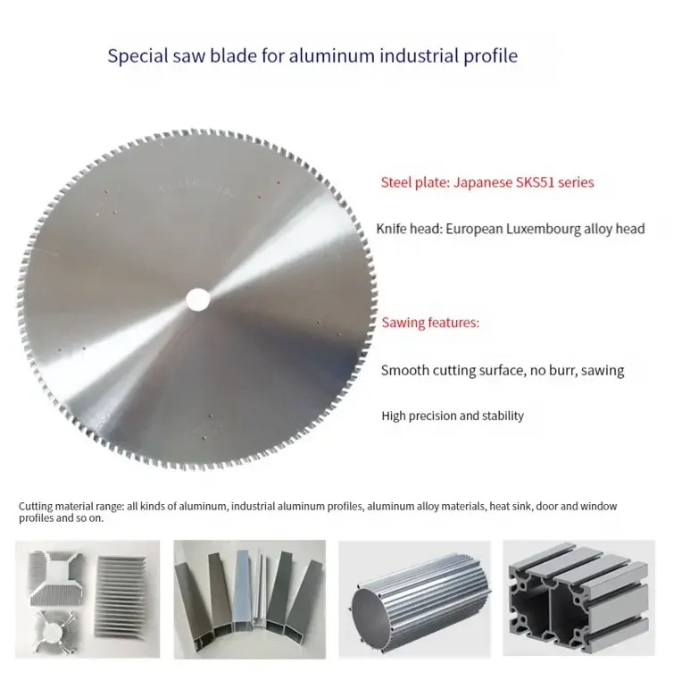 Factory 305mm 120T Carbide Tipped Circular Saw Blade for Aluminum Profile Cutting