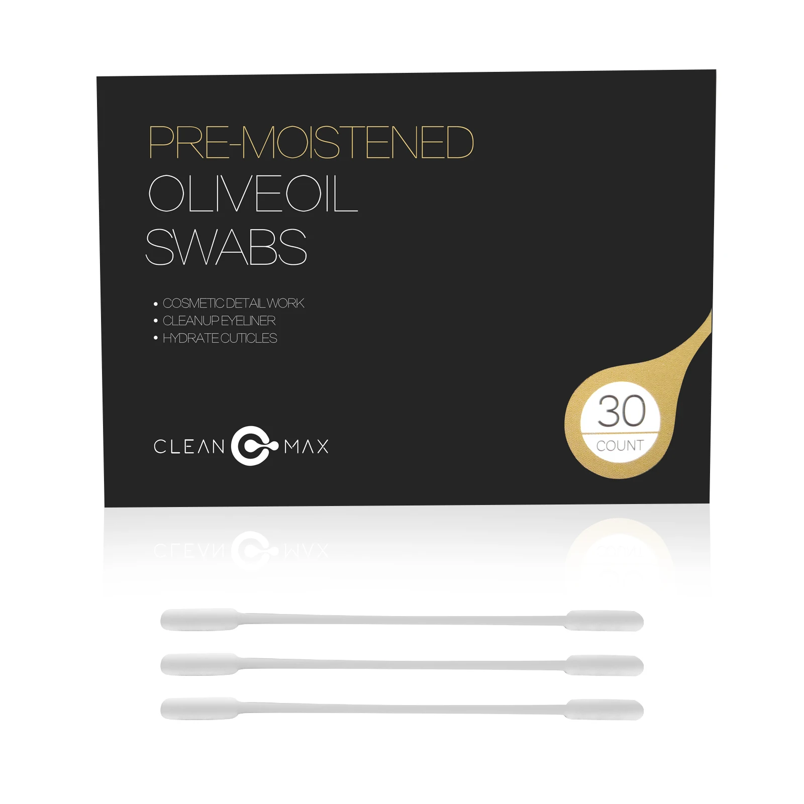 Makeup cotton swab of olive oil cleaning cotton stick vacuum packaging eye lip makeup remover paper stick cotton swab