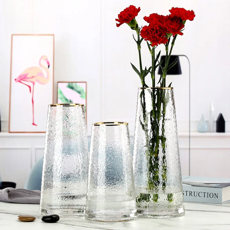 Decoration vases flower wedding decoration colored mini glass bottle vases for flower decoration