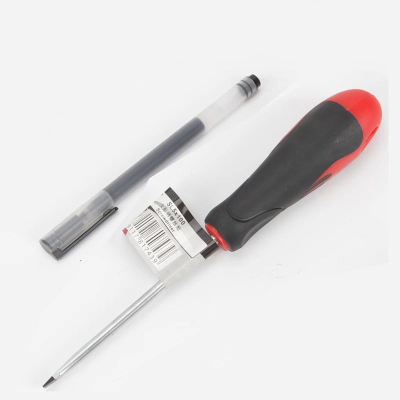 SD6619-1 отвертка KAFUWELL оптовая продажа с красной ручкой плоским лезвием Магнитная Crv