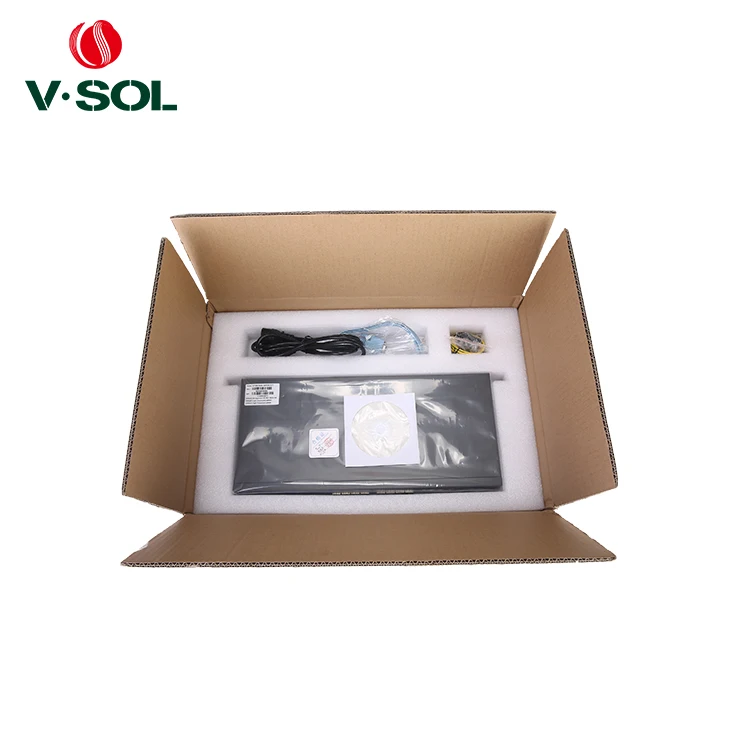 Fiber Optic Equipment 1U Gepon/Epon OLT FTTH 4 PON OLT