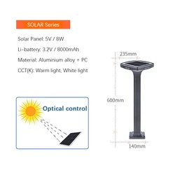 high quality beach bar yard easy installation solar lights outdoor garden