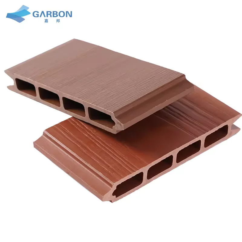 Weather-Resistant Maintenance Free Wood Grain WPC Plastic Composite Panels Fencing