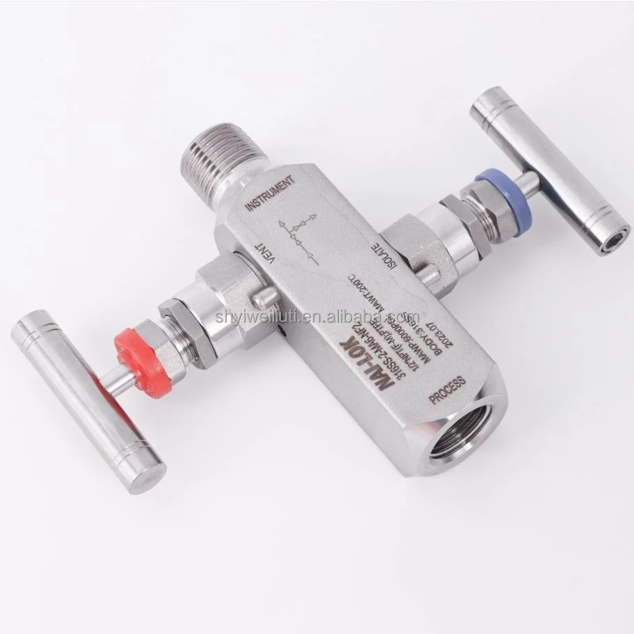 Hastelloy Stainless Steel 10000psi High Pressure Needle Valve Instrument 1/2 Female Thread NPT Needle Valves
