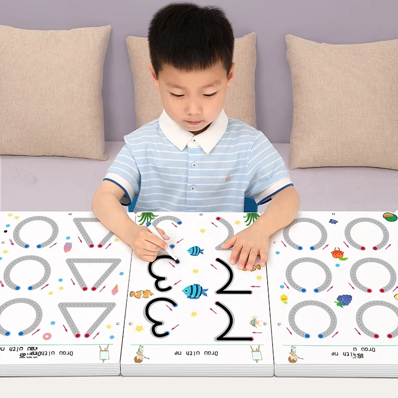 2023 hot sale magic reusable other kids educational drawing toys writing practice card