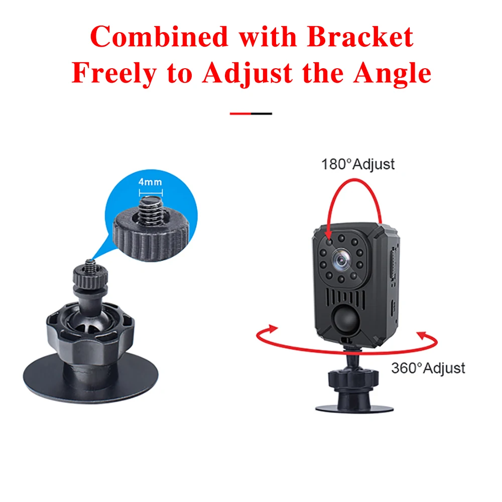 MD31 Mini Camera Body 1080P HD Security Pocket Night Vision Small Camcorder Cars Standby PIR Video Recorder CCTV Camera