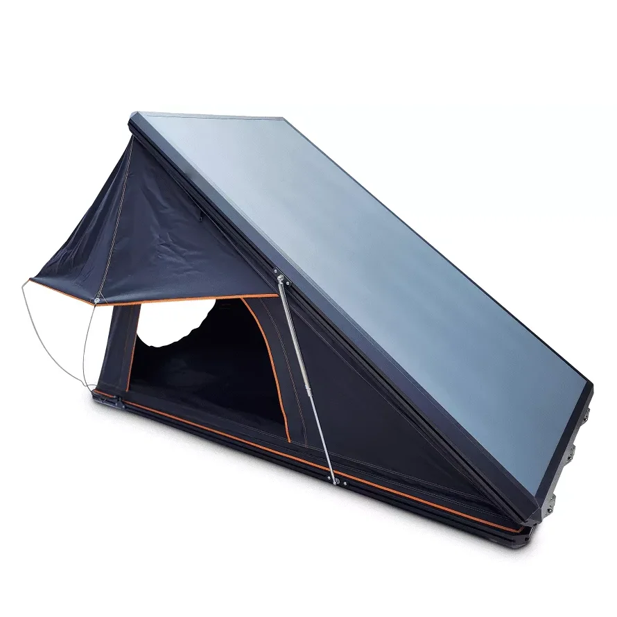 Палатка на крышу 2-3 человек алюминиевый тент жесткий корпус уличный походный в