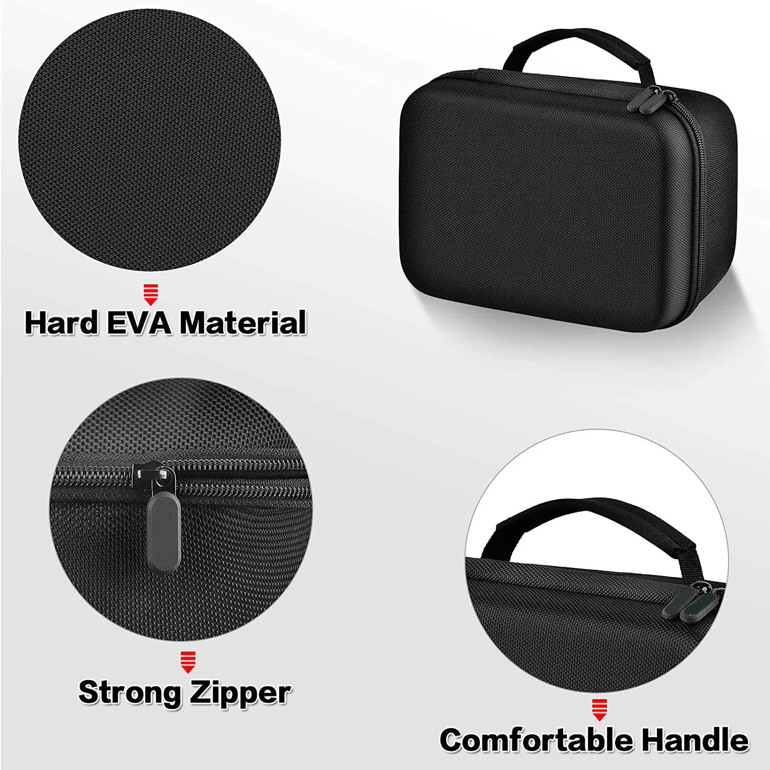 Hard Carrying Case Holder with Accessories Pocket for Kodak Dock Premium / Plus & Wi-Fi 4x6 Portable Instant Photo Printer