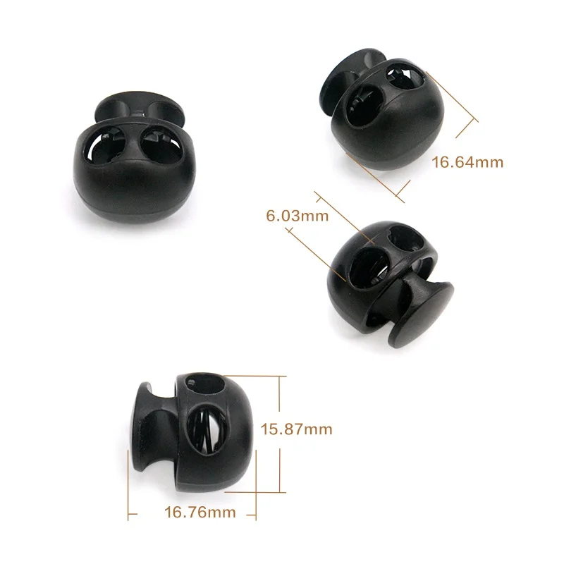 Hot Selling Metal Cord End Stopper Toggle Stopper Bell Buckle Adjustable Drawstring Stopper for Clothing Bags Outdoor goods