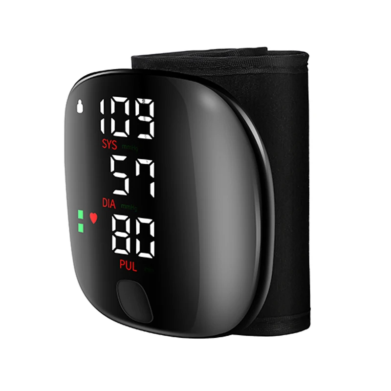 Full Automatic Digital Sphygmomanometer Upper Arm Blood Pressure Meter with Electric and Machinery Power Source